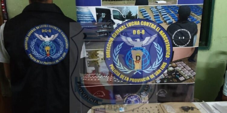 La Policía anuló un kiosco de drogas en la zona sur de la ciudad de San Luis