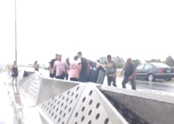 Accidente vial en la circunvalación.