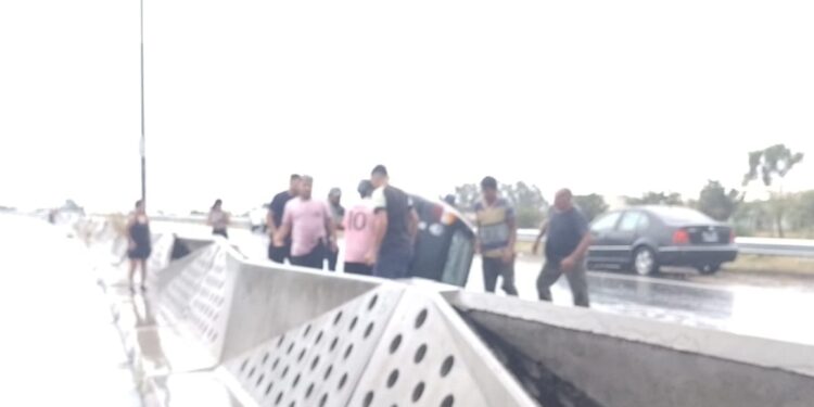 Accidente vial en la circunvalación.