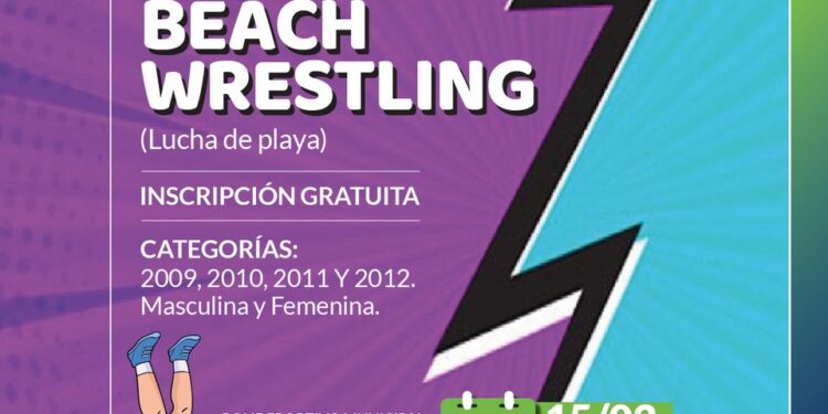 El Municipio organiza un Torneo de Lucha de Playa