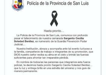 Comunicado de la polícia de San Luis