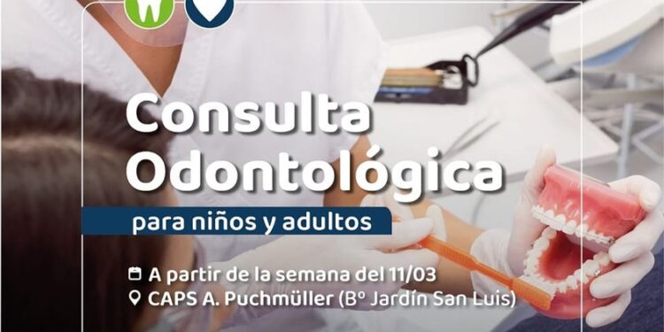 Comienzan las consultas odontológicas en los CAPS barriales