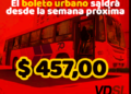 SUBE A 457 PESOS EL TRANSPORTE URBANO DE SAN LUIS