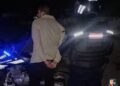 Tras una persecución, arrestaron a un motociclista