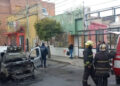 Se incendió un vehículo en el microcentro puntano