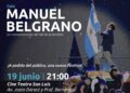 Realizarán la Gala ‘Manuel Belgrano’ en el Cine Teatro San Luis