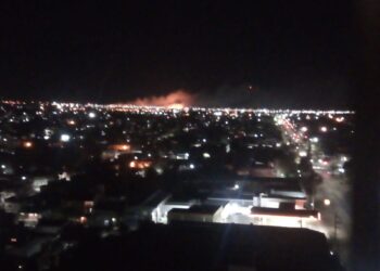incendio en la zona sur de San Luis