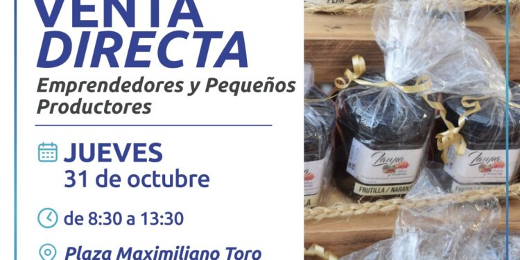La venta directa de los jueves se trasladará a la plaza Maximiliano Toro