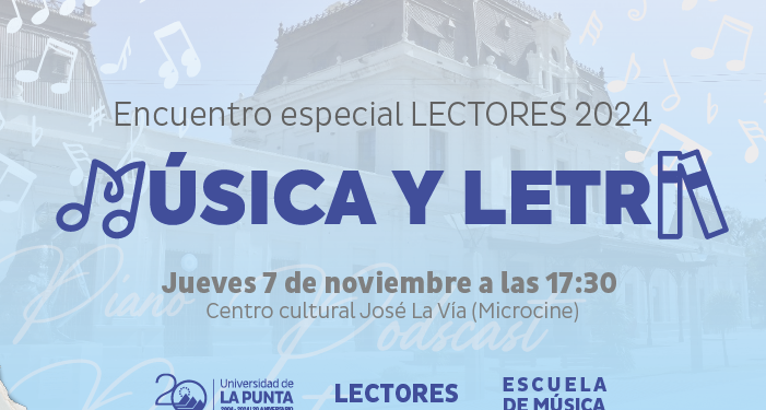 Lectores invita a participar del encuentro ‘Música y Letra’