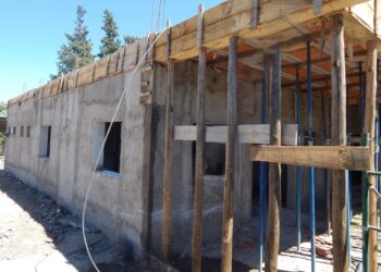 El nuevo salón de usos múltiples del Hospital del Norte tiene un 50% de avance