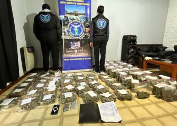 La policía incautó más de 52 millones de pesos en droga y detuvo a un hombre en San Luis