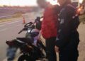 Demoraron a un hombre que circulaba en una motocicleta que tenía pedido de secuestro