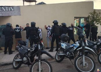 Barrio CGT: Demoraron a nueve sujetos por ocasionar un disturbio