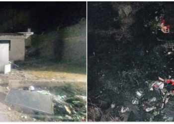 Sofocaron un incendio de basura en una vivienda en estado de abandono