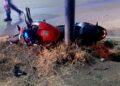 Trágico accidente en moto – Un hombre falleció tras impactar contra un poste