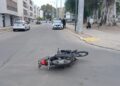 Una mujer y su hija resultaron heridas luego de un choque entre un automóvil y una motocicleta
