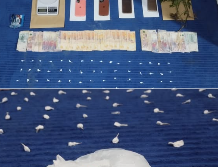 La Policía anuló dos centros de venta y distribución de drogas, incautó sustancias valuadas en casi 2 millones de pesos y detuvo a cuatro personas