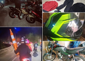 Allanaron y encontraron en un operativo, a los autores del robo de conos de Seguridad Vial, en un encuentro de motos realizado días atrás