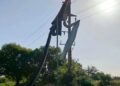 Un silo bolsa voló con el viento y causó problemas eléctricos en la zona sur
