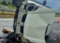 Intervienen Bomberos en un accidente vehicular con un herido en Ruta Provincial N° 147
