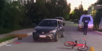 Un niño de 5 años resultó lesionado tras un accidente vial