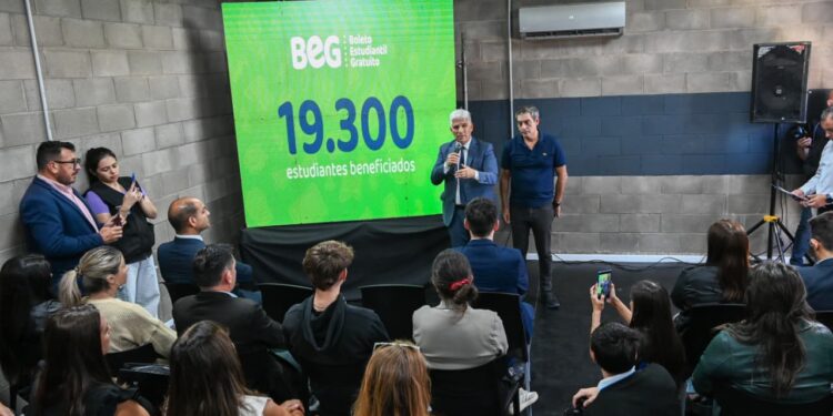 Lanzaron el Boleto Estudiantil Gratuito para todos los niveles educativos de la ciudad de San Luis