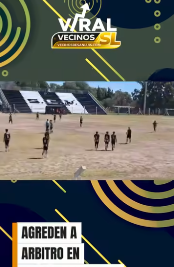 Agresión a arbitro en el futbol juvenil de la Liga de San Luis.