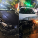 Choque entre dos vehiculos en el centro sin heridos de gravedad