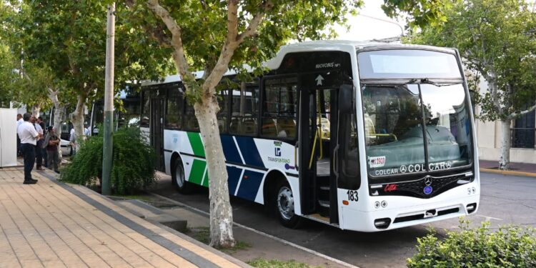 La Municipalidad incorporó cinco colectivos nuevos al servicio de transporte urbano