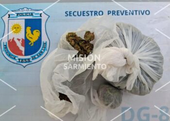 Incautaron envoltorios con marihuana tras un procedimiento preventivo