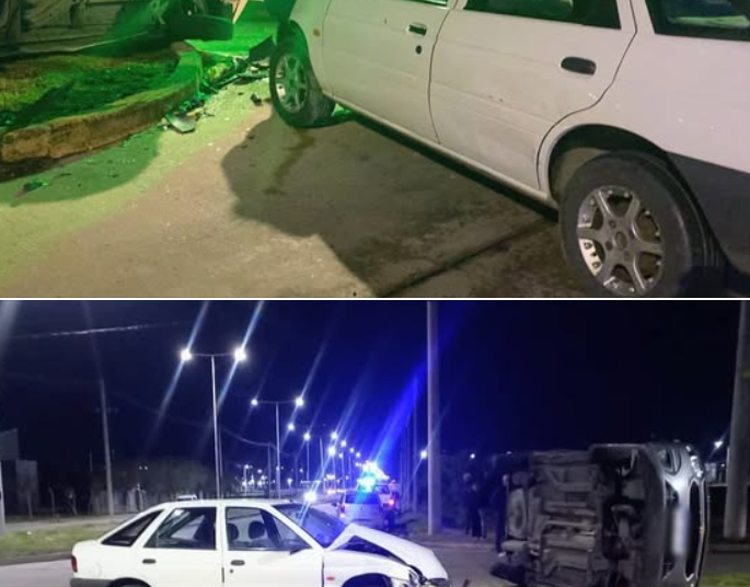 Cuatro personas resultaron lesionadas tras el choque entre dos automóviles*