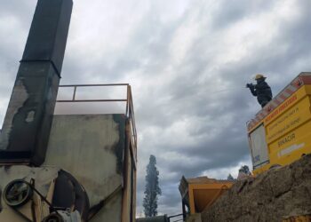 Incendio en maquinaria industrial fue controlado sin heridos en el Parque Industrial Norte