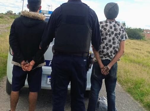 Sustraían cables de la vía pública. Fueron demorados