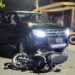 Demoraron a un sujeto que embistió a un motociclista tras evadir un control policial y que tenía droga en su poder