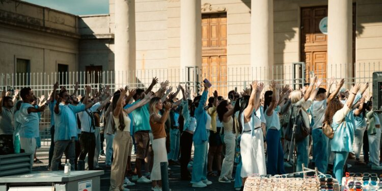 130 coreutas homenajearon a los combatientes con la Marcha de Malvinas