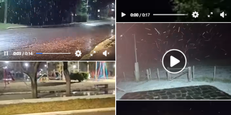 Nieve en varios puntos de la provincia