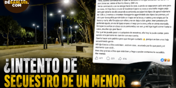 ¿Intento de secuestro de una menor en barrios del sur capitalino?