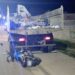 Un motociclista resultó lesionado tras colisionar contra un camión