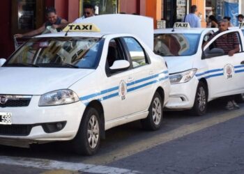 Taxistas protestaron por igualdad de condiciones con Uber y DiDi frente al Concejo Deliberante