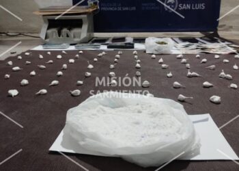 Anularon tres centros de venta y distribución de drogas en San Luis y Juana Koslay