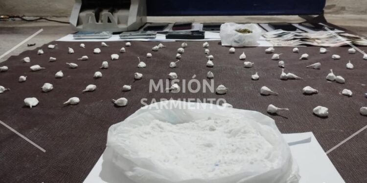Anularon tres centros de venta y distribución de drogas en San Luis y Juana Koslay