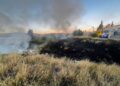 Bomberos sofocaron un incendio de malezas y basura