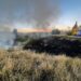 Bomberos sofocaron un incendio de malezas y basura
