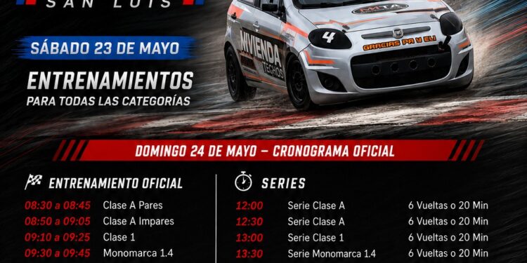 Se viene nuevamente el automovilismo al Autódromo Rosendo Hernández