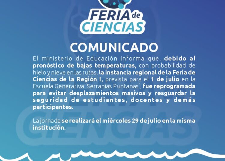 Feria de Ciencias: la instancia regional de la Región I fue reprogramada para el 29 de julio