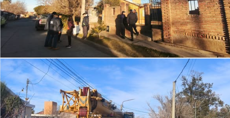 El municipio retiró la antena del Cerro de la Cruz y buscará que la empresa pague los costos del operativo