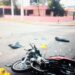 una motociclista resultó herida y dio positivo en el alcotest tras impactar contra un automóvil