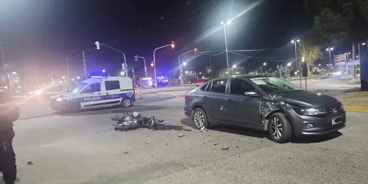 Accidente fatal en San Luis: un motociclista murió tras colisionar con un automóvil