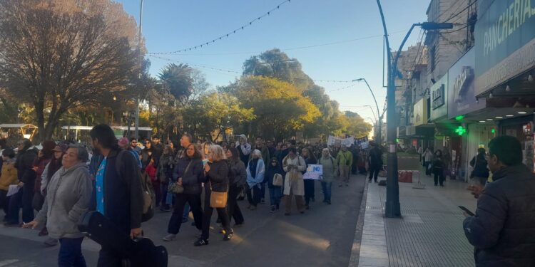 Masiva marcha en San Luis contra el proyecto de Inviolabilidad de la Propiedad Privada