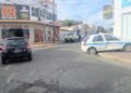 Un hombre resultó lesionado tras el choque entre un taxi y un automóvil